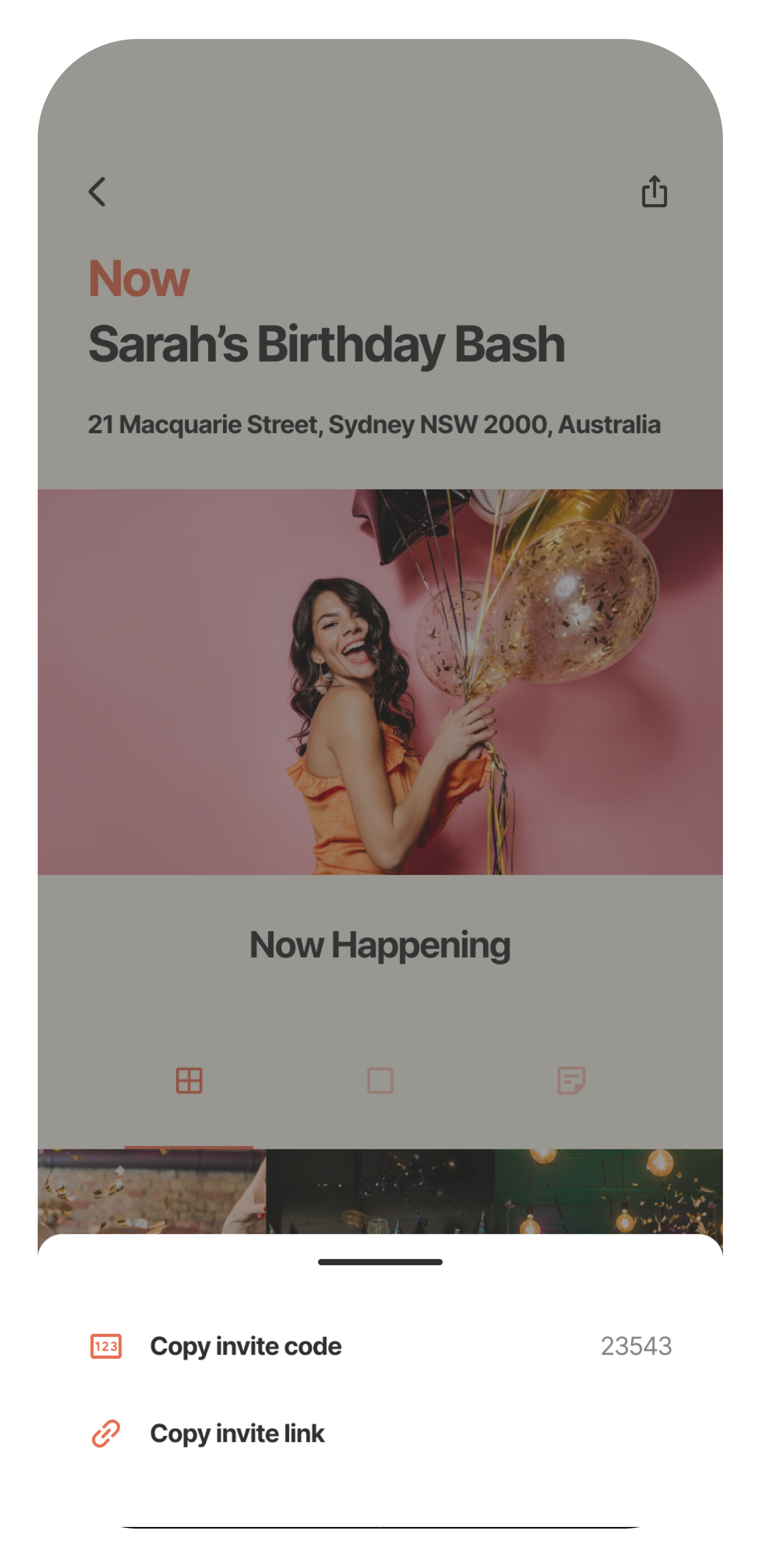 App screenshot